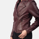 Flashback Maroon Leather Jacket